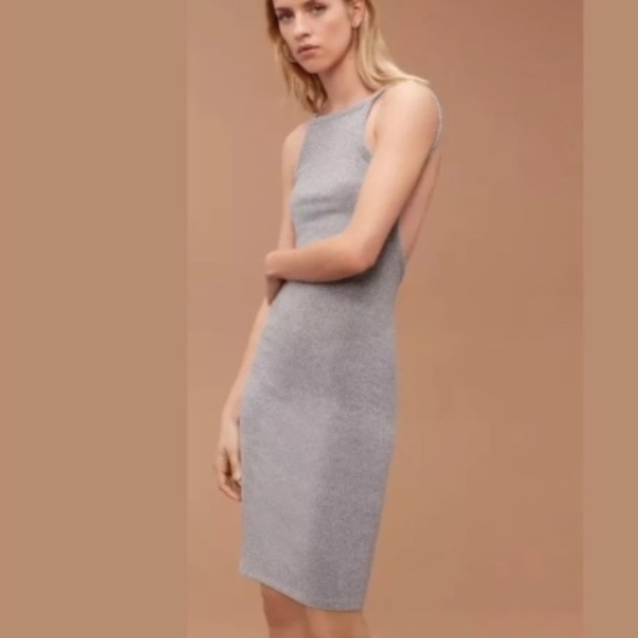 Grey backless Aritzia Dress - Picture 1 of 3
